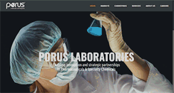 Desktop Screenshot of poruslabs.com